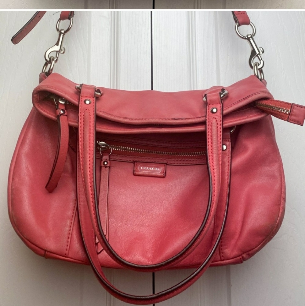 COACH LEATHER HOBO PURSE